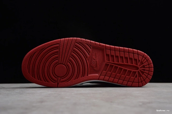  Banned High Retro 555088-001 OG Jordan 1 Air Black Red Bred 0930